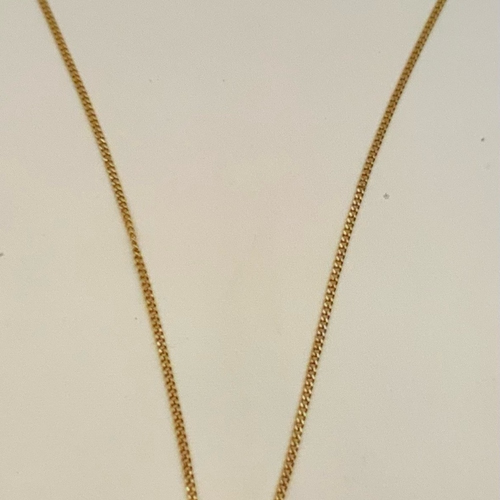 FENDI Forever Plate FF Logo Necklace in box NWT - Picture 3 of 5